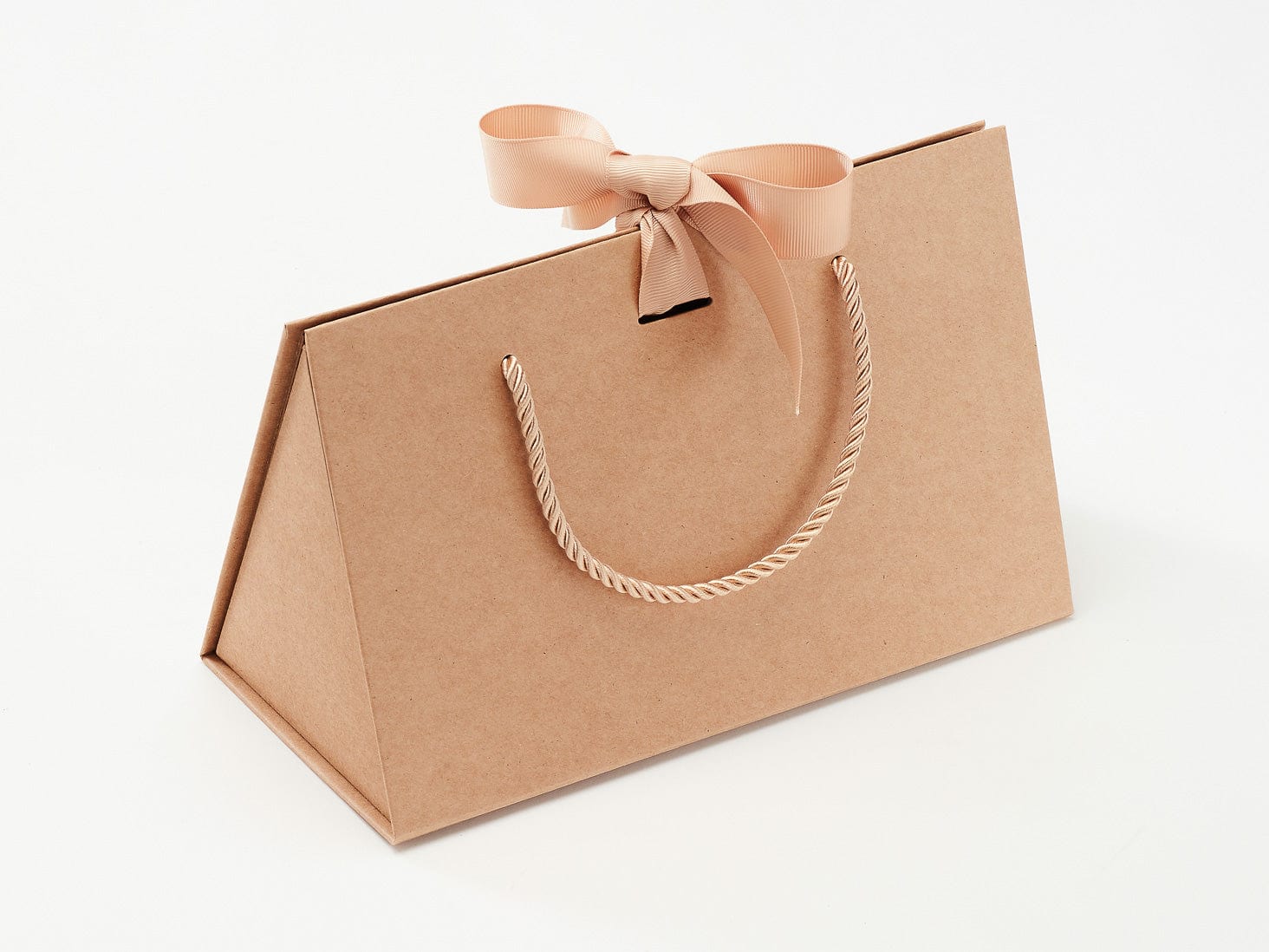 Sample Natural Kraft Medium BoxBag® with changeable ribbon