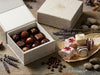 Natural Linen Small Gift Box Ideal For Chocolate Packaging