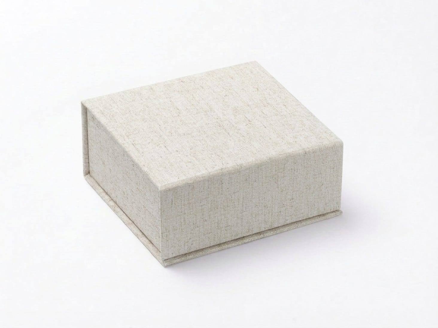 Small Natural Linen Gift Box Sample