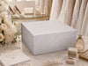 Natural Linen XL Deep Gift Box For Bridal and Wedding Gift Hampers