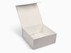 Natural Linen Sample Gift Box Assembled Open