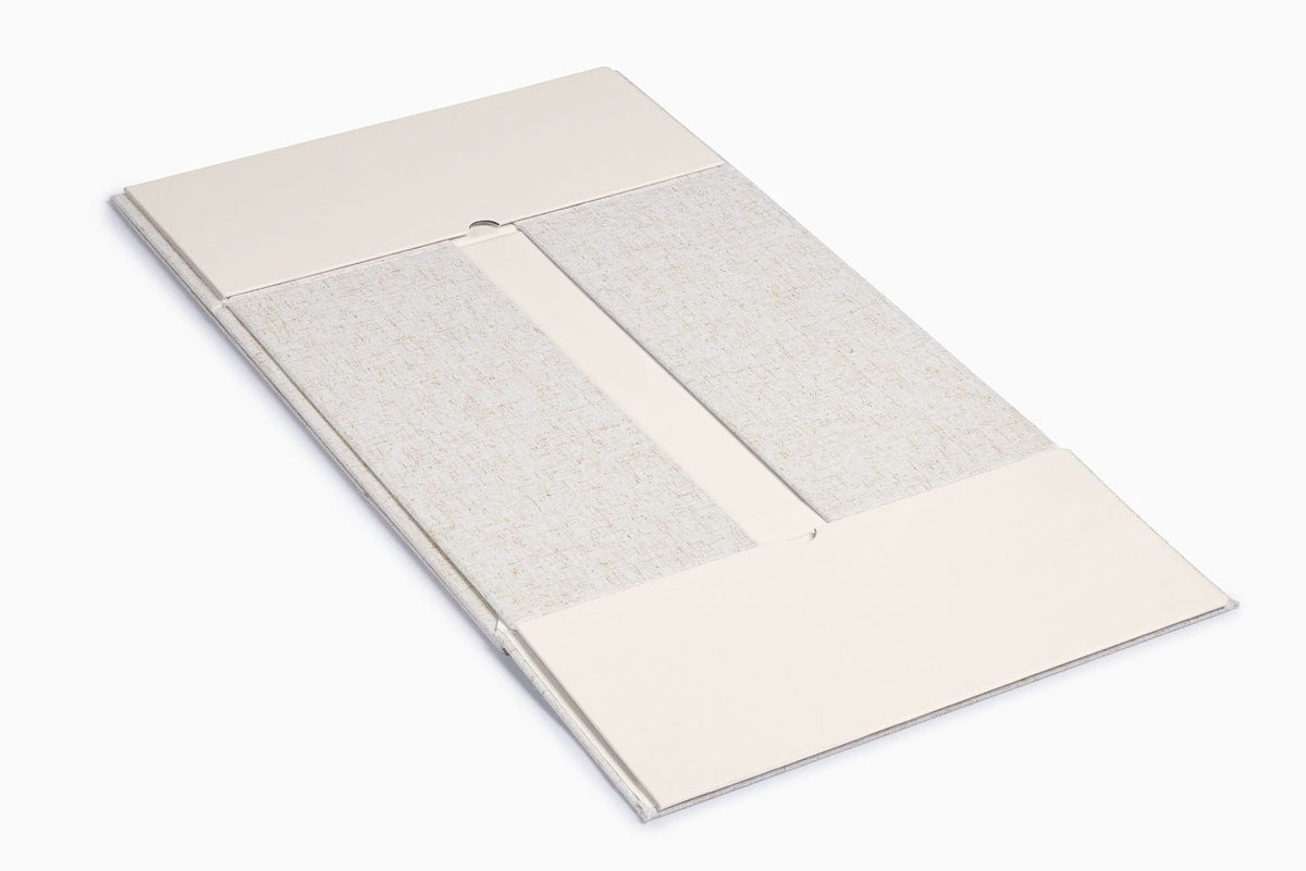 Natural Linen XL Deep Gift Box Sample Supplied Flat