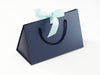 Navy BoxBags Work Well with Crystaline Ribbon