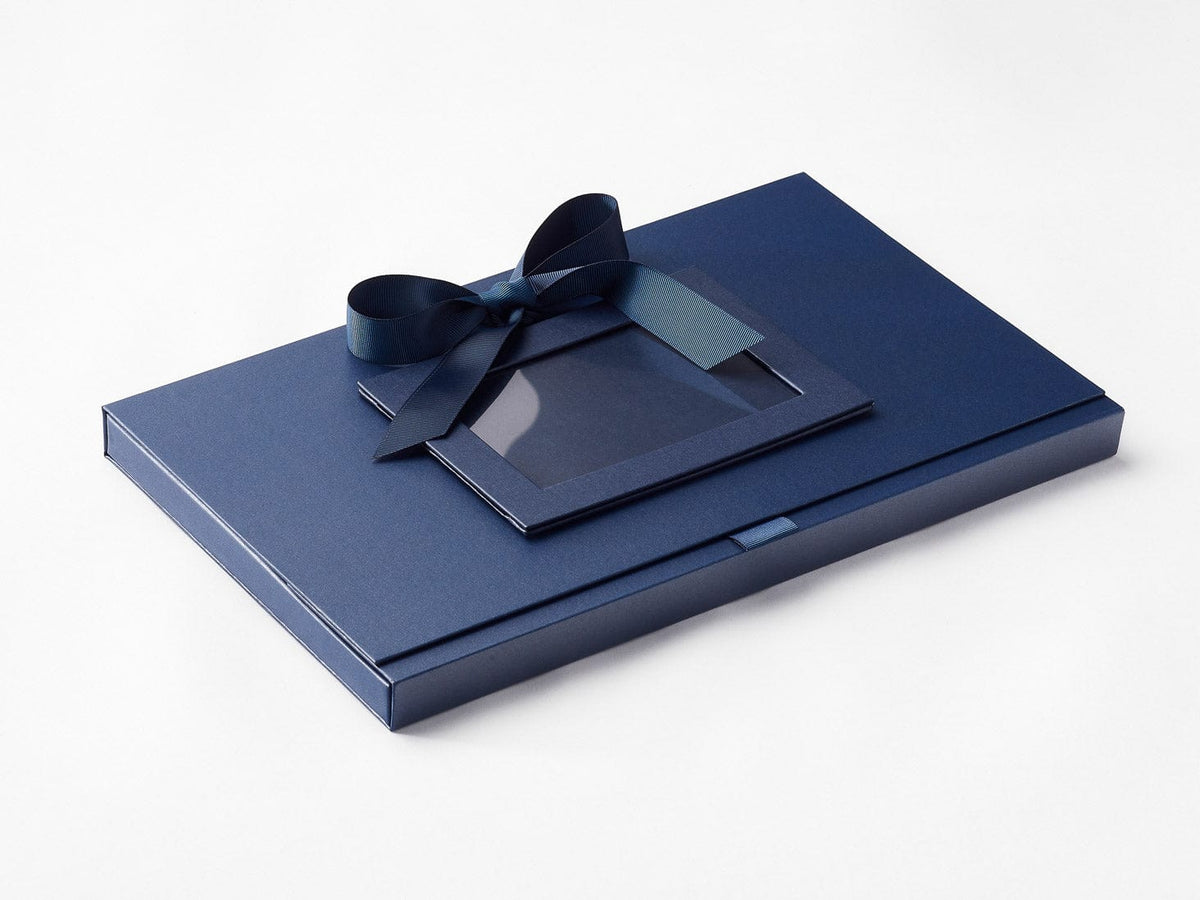 Navy A4 DocuBox Featuring Navy Photo Frame