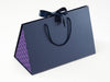 Large Navy BoxBag® Featuring Custom Printed Side Panel Labels from brokenlogo