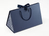 Large Navy BoxBag® Featuring Custom Printed Side Panel Labels from brokenlogo