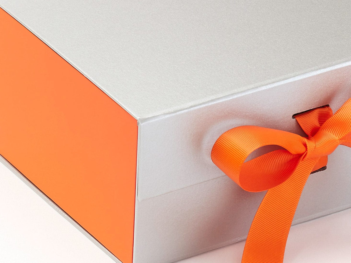 Orange FAB Sides® Featured on Silver Gift Box