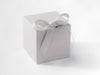 Cloud Grey Large Cube SoftBox Assembled with Ribbon
