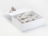 Pale Grey Tissue Featured in White Gift Box