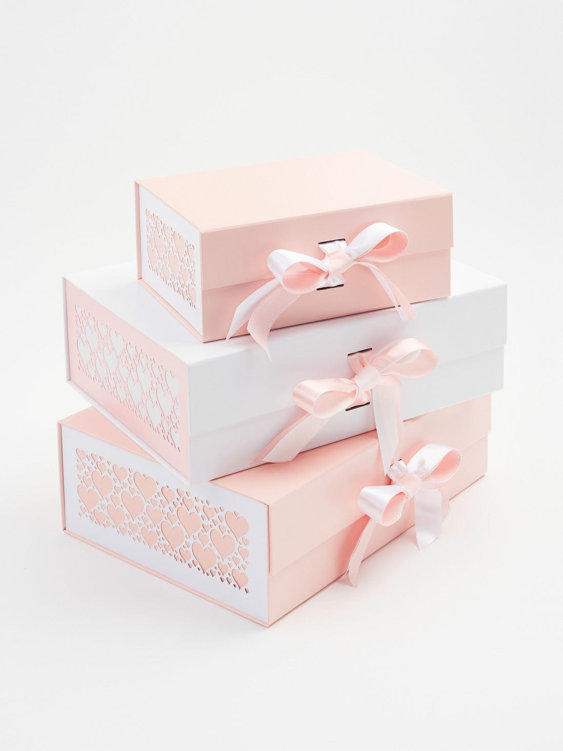 Sample Rose Gold Medium Gift Box with changeable ribbon