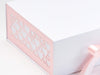 Pale Pink Hearts FAB Sides® Featured on White A4 Deep Gift Box