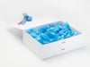 Porcelain Blue Tissue Paper Featured in White Gift Box