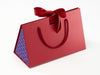 Medium Red BoxBags® Featured With Custom Logo Printed Side Panel Labels from brokenlogo