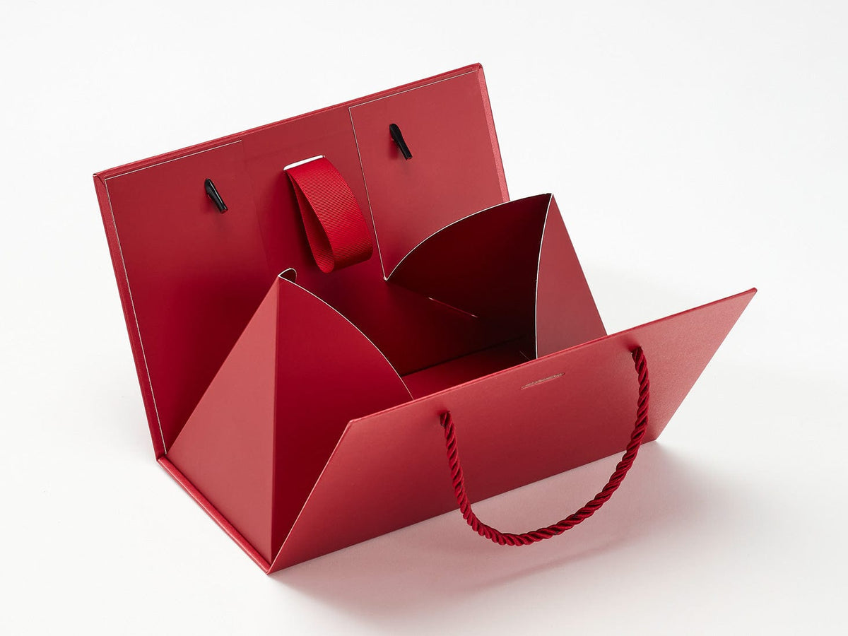 Medium Red BoxBag® Partially Assembled