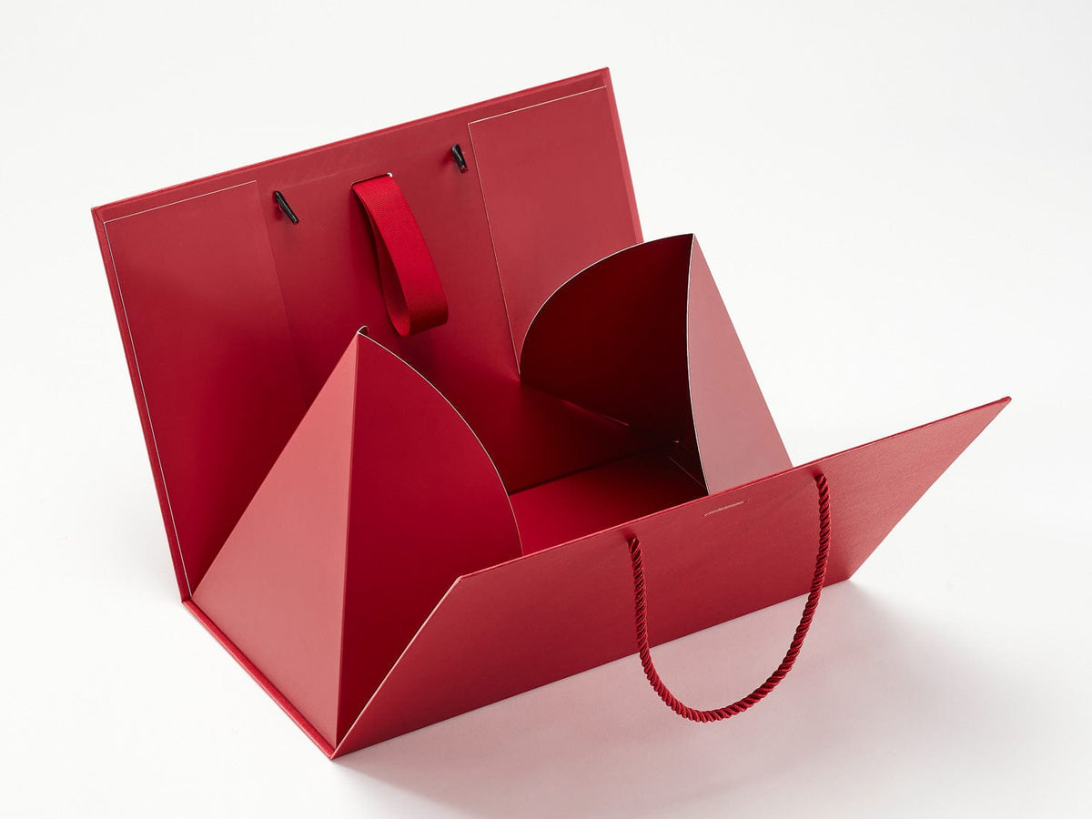 Large Red BoxBag® Partially Assembled