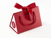 Small Red BoxBags® Featured With Custom Logo Printed Side Panel Labels from brokenlogo