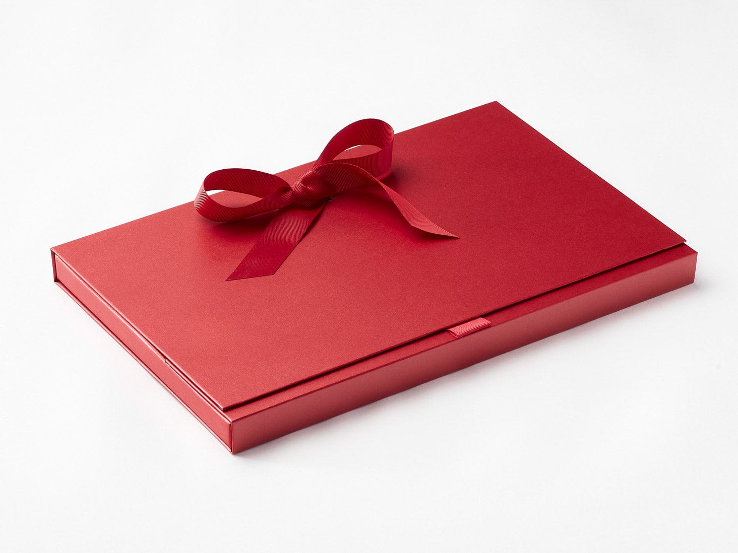 Red DocuBox Sample Supplied with Ribbon