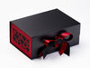 Red Hearts FAB Sides® Featured on Black A5 Deep Gift Box