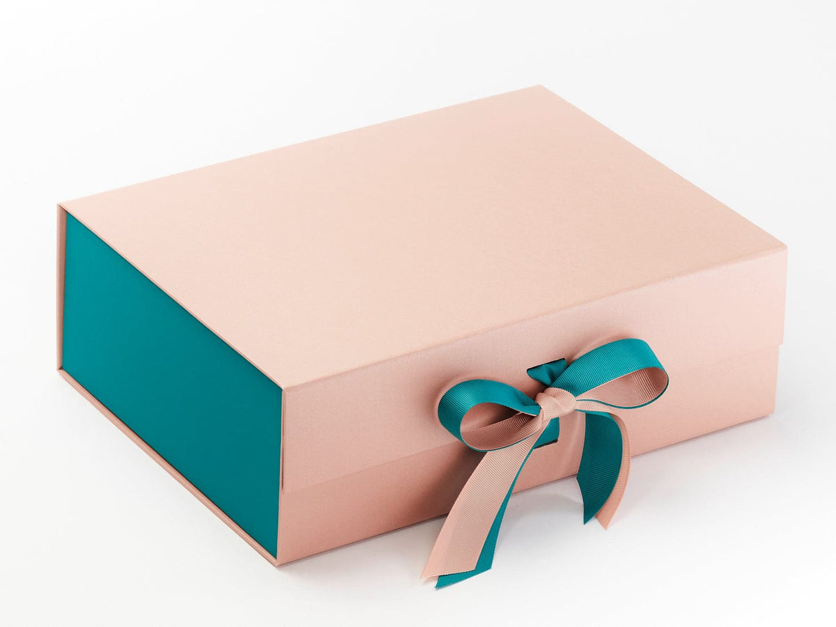 Jade Ribbon with Jade Green FAB Sides® Featured on Rose Gold Gift Box