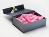 Rose Pink Tissue Paper Featured in Pewter Gift Box