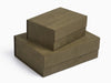 Sage Green A4 Deep and A5 Deep Faux Suede Gift Boxes
