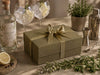 Sage Green Faux Suede A5 Deep Gift Boxes no ribbon (Pack of 12)