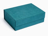 Teal Faux Suede A4 Deep Gift Box Sample