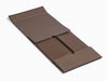 Sample Brown Faux Leather Gift Box Supplied Flat