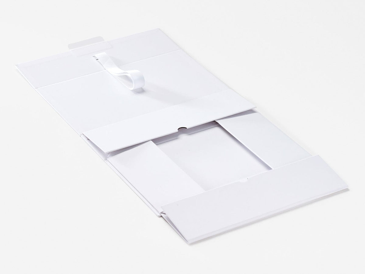 Sample White Double Bottle Gift Box Supplied Flat