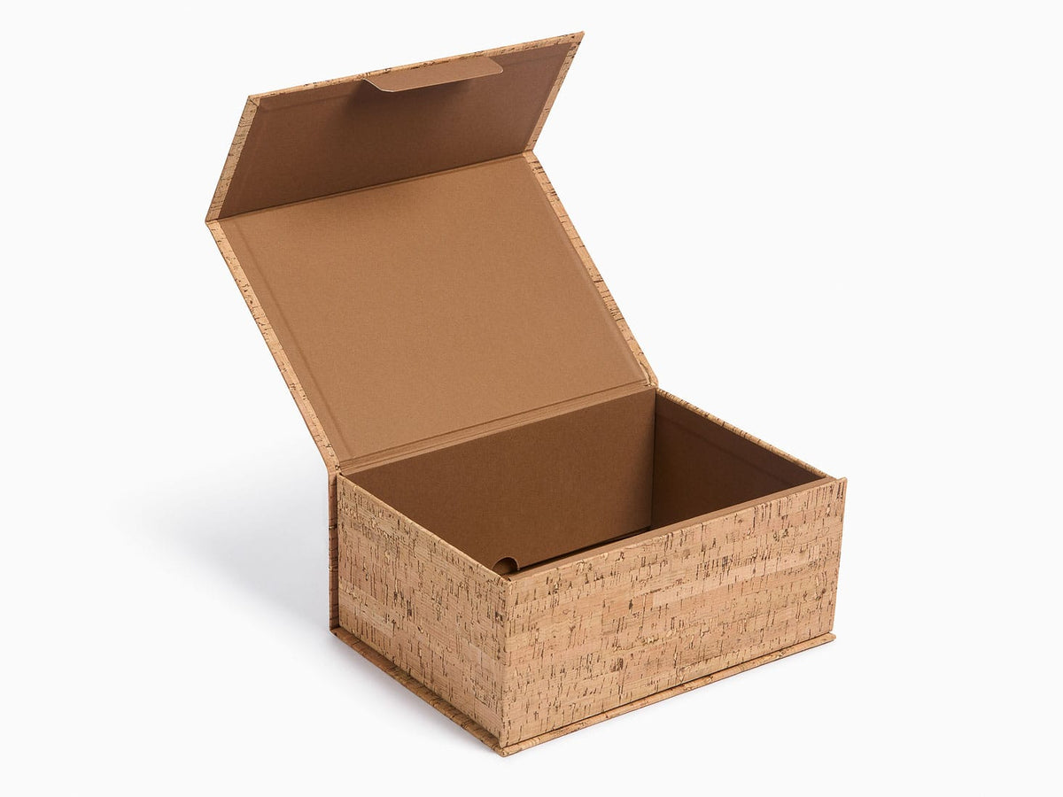 Sample-Natural-Cork-Gift-Box Assembled-Open