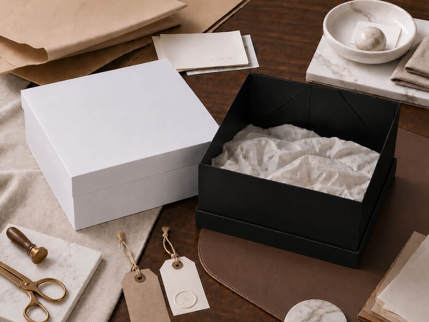 Gift Boxes With Separate Lid and Base