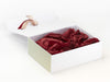 Sherry Tissue Paper Featured in White Gift Box with Sage Green FAB Sides®