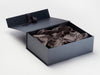 Slate Grey Tissue Paper featured in Pewter Gift Box