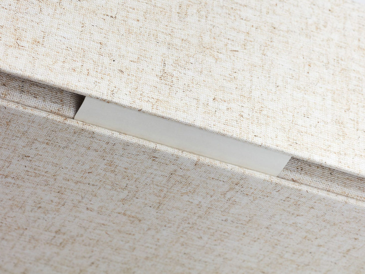 Natural Linen Gift Box Tab Closure