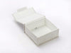Small Natural Linen Gift Box Open