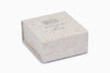 Natural Linen Gift Box with Custom Silver Logo