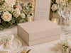 Stone Suede Luxury Gift Boxes For Wedding Keepsakes