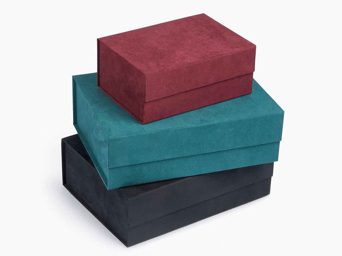 Faux Suede Luxury Gift Boxes
