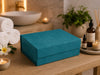 Teal Faux Suede A4 Deep Gift Boxes For Luxury Spa Gifting