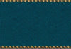 Teal Satin Ribbon with Gold Stitched Edge 20m Roll