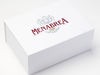Custom CMYK Print onto White Gift Box