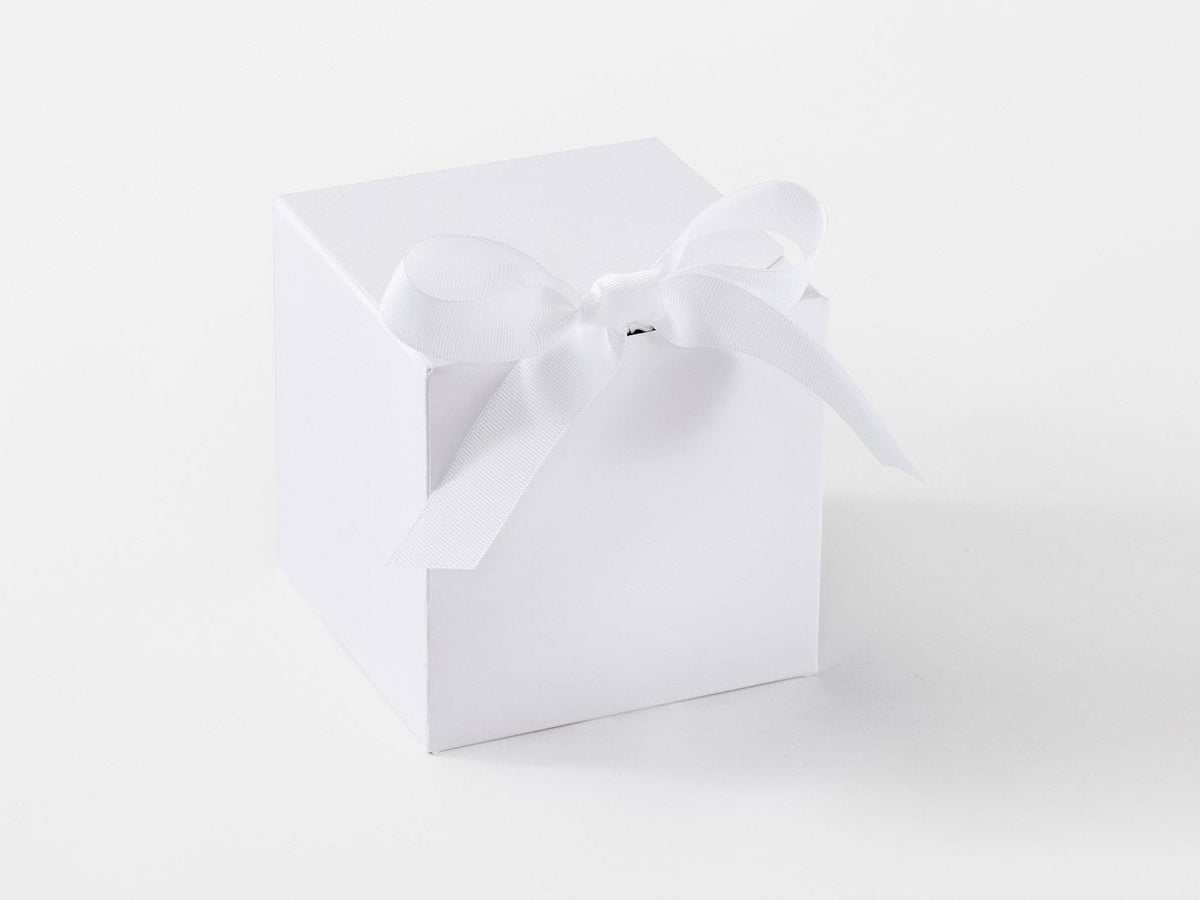 White Large Cube SoftBox Supplied with Ribbon