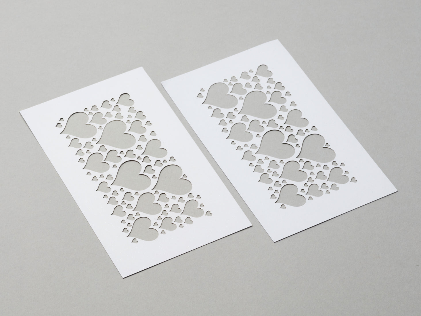 White Hearts FAB Sides® Decorative Side Panels - A5 Deep