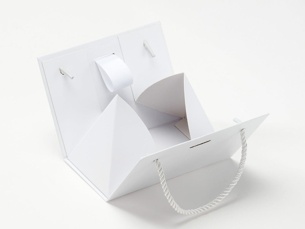Small White BoxBag® Partially Assembled