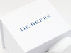 1 Colour Custom Print on White Cube Gift Box