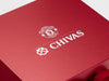 Custom White Custom Print Onto Red Gift Box