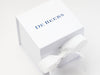 1 Colour Custom Print on White Cube Gift Box