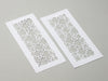 Sample White Hearts FAB Sides® Decorative Side Panels - A4 Deep