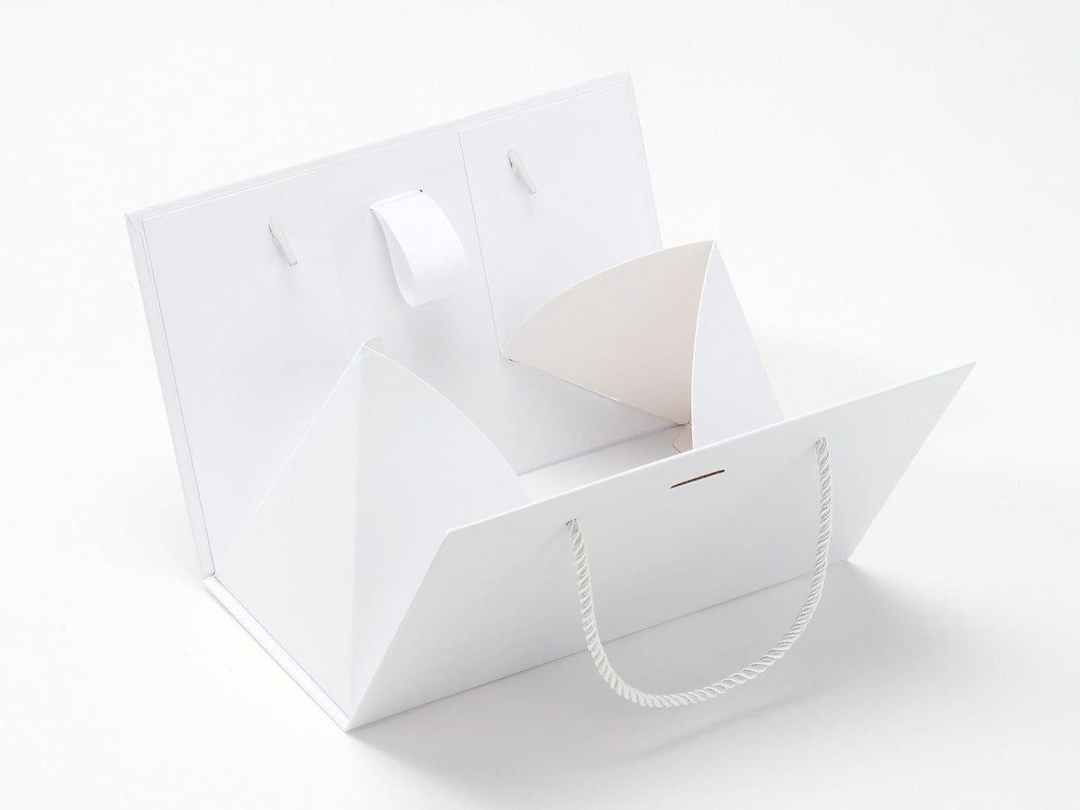 Sample Medium White BoxBag® Partially Assembled