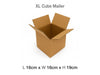 XL Cube Corrugated Mailer Carton for Gift Boxes